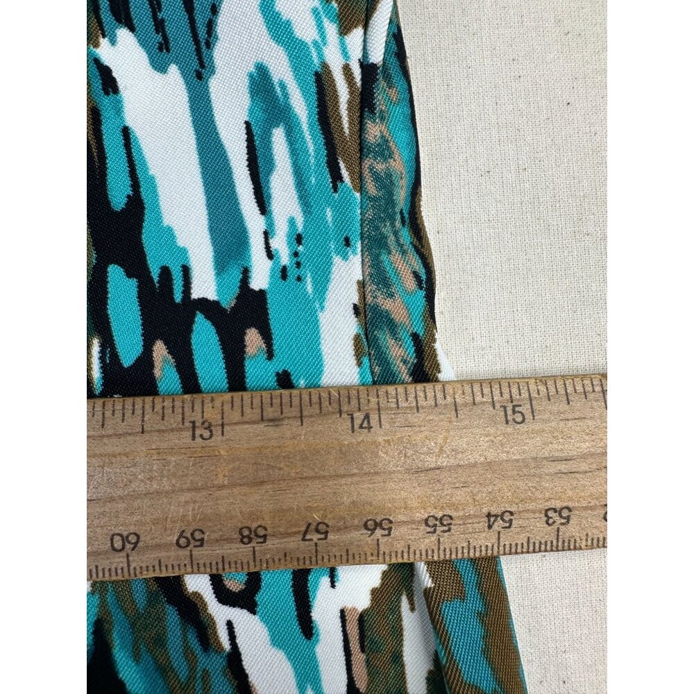 Connected Apparel Beaded Neckline Sleeveless Aztec Print Dress size 6‎ - Picture 6 of 7